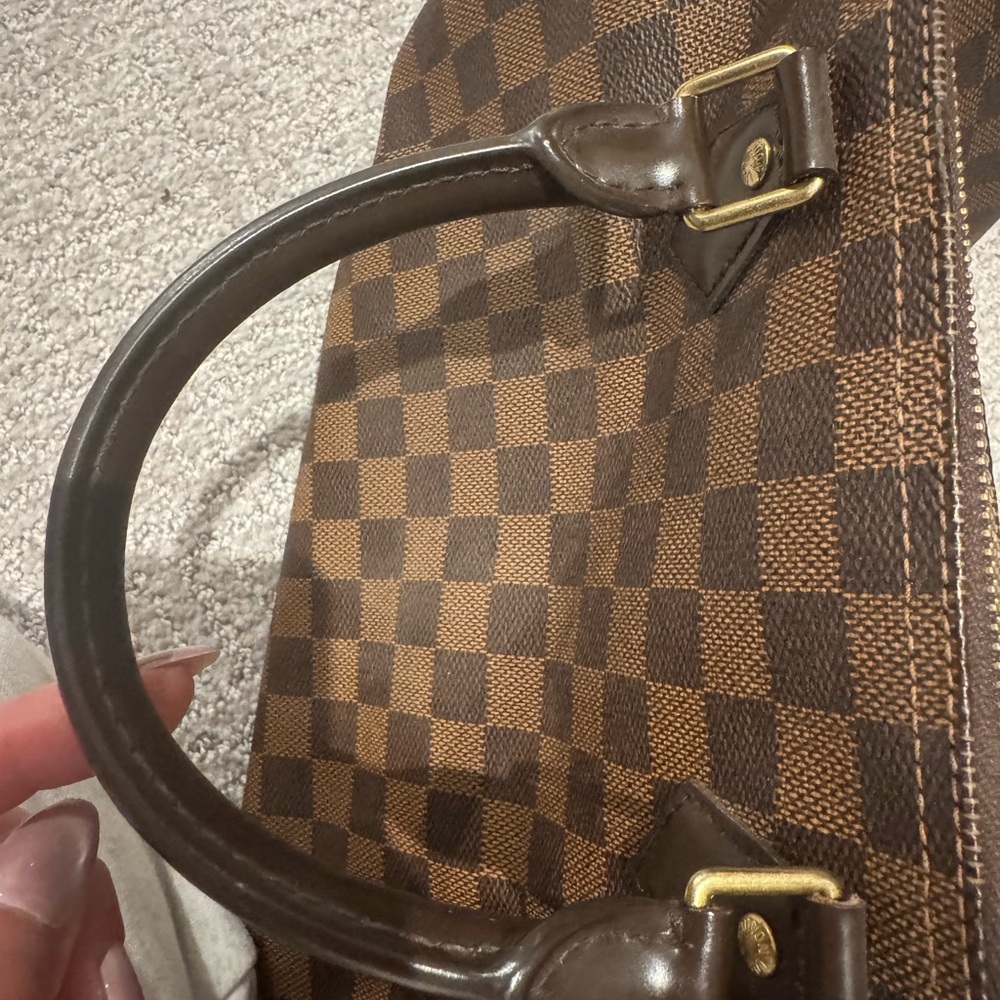 Louis Vuitton Damier Speedy Checkered Tote - Picture 7 of 8